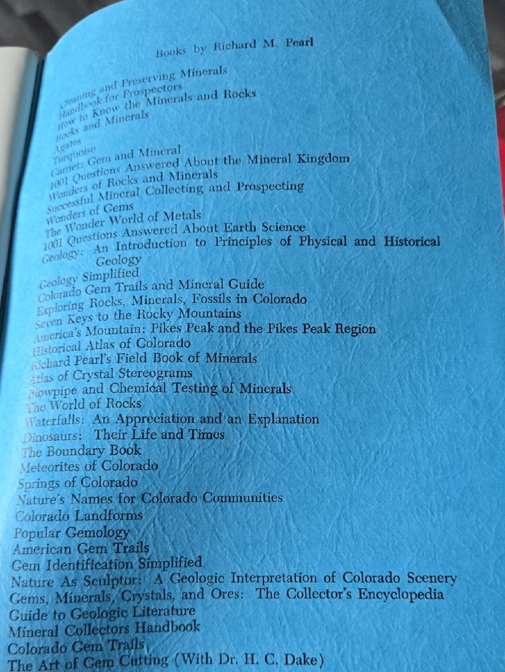 Richard M Pearl Cleaning and Preserving Minerals 3rd Revised Edition Geology - Picture 5 of 7